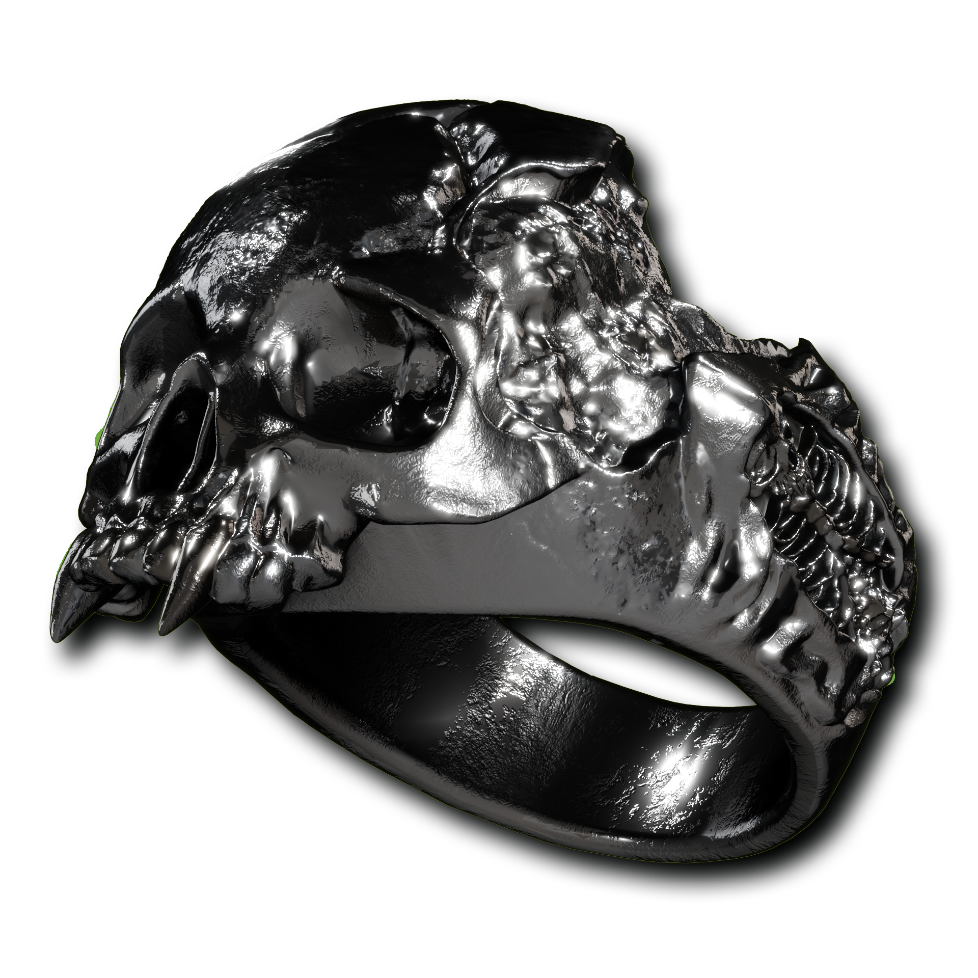 Silver Decayed Skull of Drakon v2