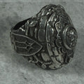 Black Temple Dome Ring