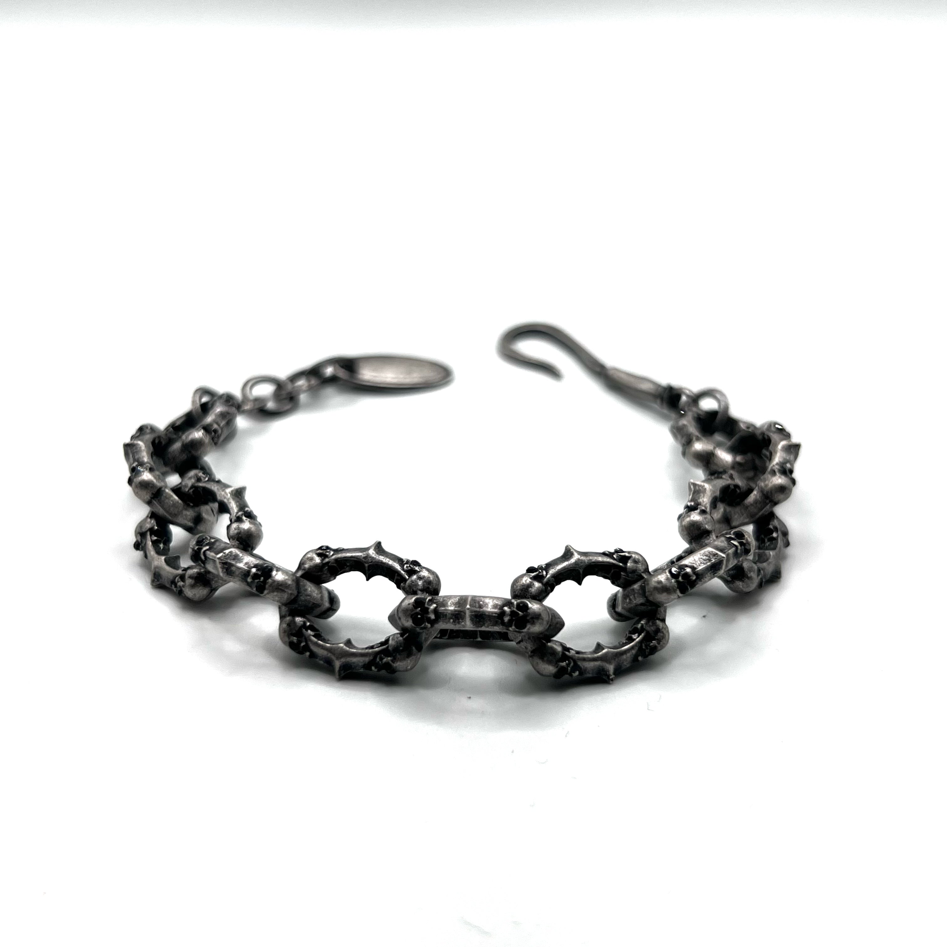 Silver Crypt Crucifix Bracelet