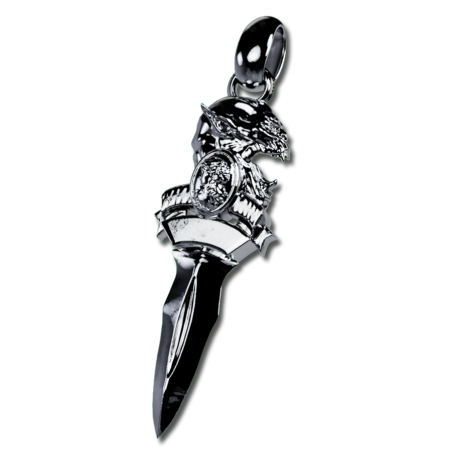 Cerberus Dagger Pendant