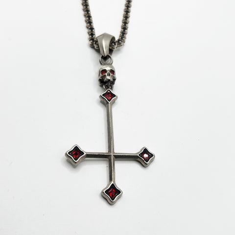 Silver Cross Of Torment Pendant