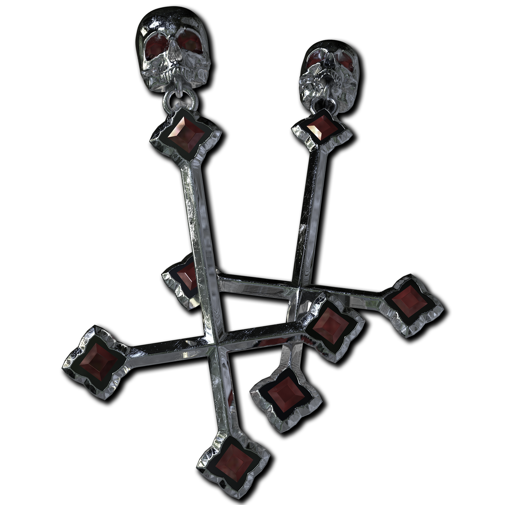 Silver Cross Of Torment Pendant