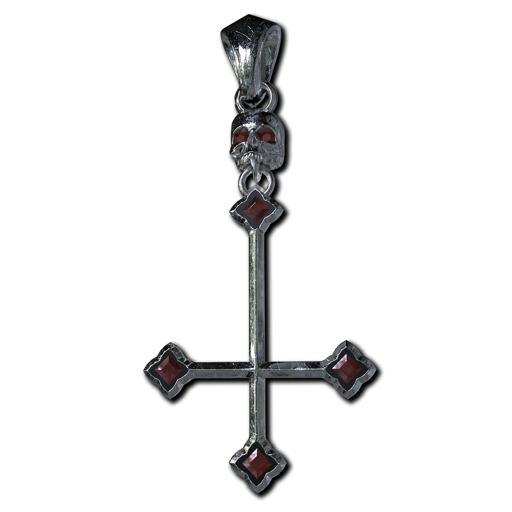 Silver Cross Of Torment Pendant