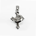 silver cross pendant 