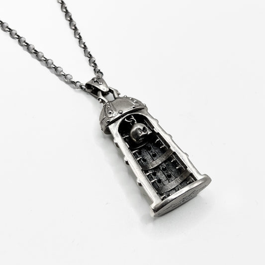 iron maiden pendant