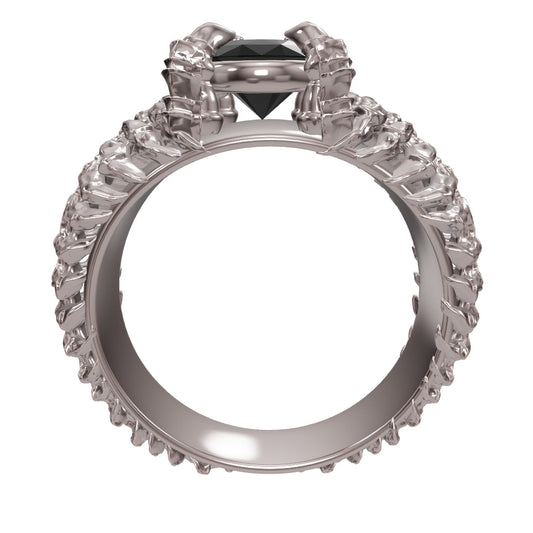 Ribcage Solitaire Ring
